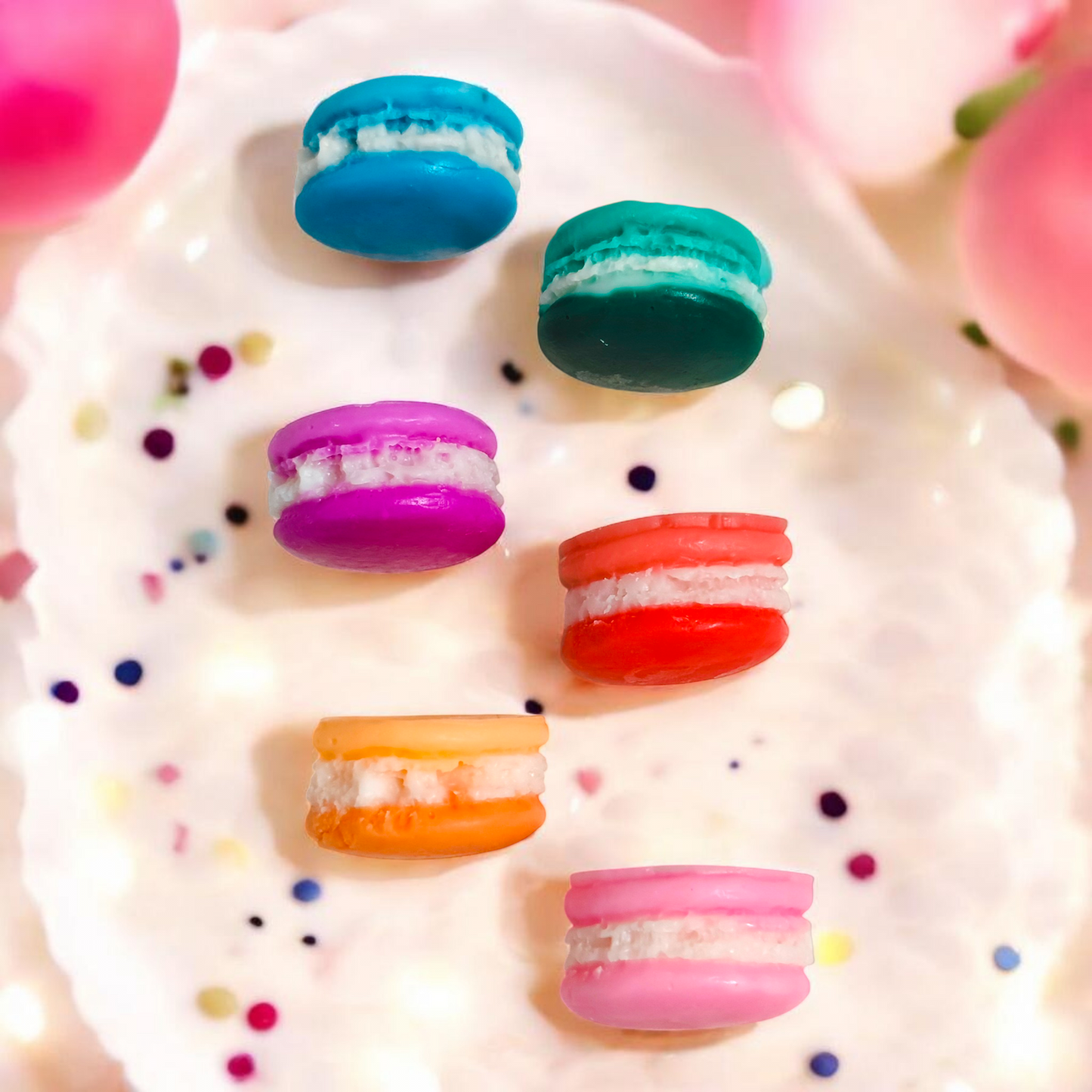 Macaron Melt Wax Candle 6 pieces – Scented Spa Atmosphere Wax Melt