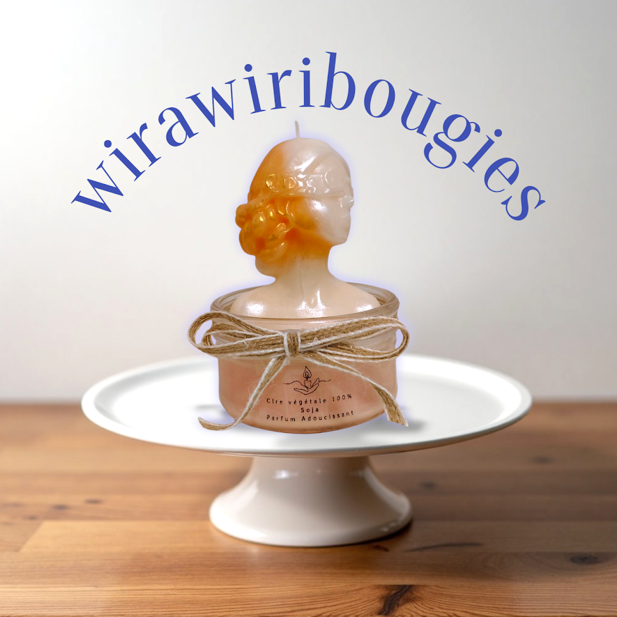 Woman Scented Candle in Container – Elegant Gift & Home