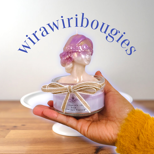 Woman Scented Candle in Container – Elegant Gift & Home