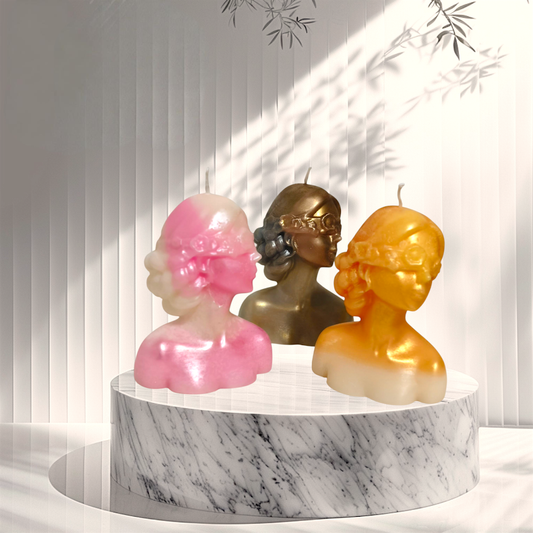 Handmade Cute Female Figure Candle – Scented Gift & Déco