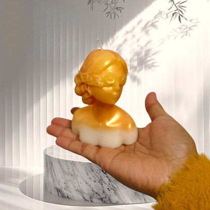 Handmade Cute Female Figure Candle – Scented Gift & Déco