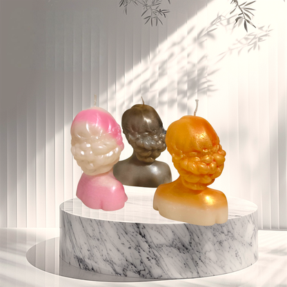 Handmade Cute Female Figure Candle – Scented Gift & Déco