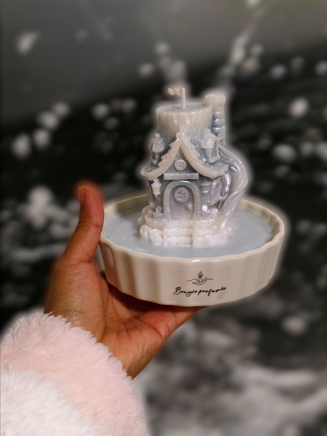 Decorative Scented Candle Collection – Bear, House & Flower