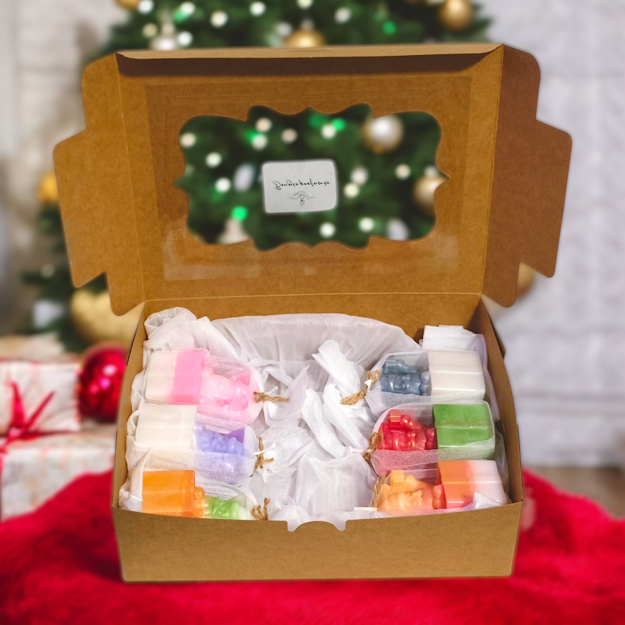 New  Luxury Santa Christmas Candle Collection – 6 Handcrafted Pcs