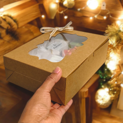 New  Luxury Santa Christmas Candle Collection – 6 Handcrafted Pcs