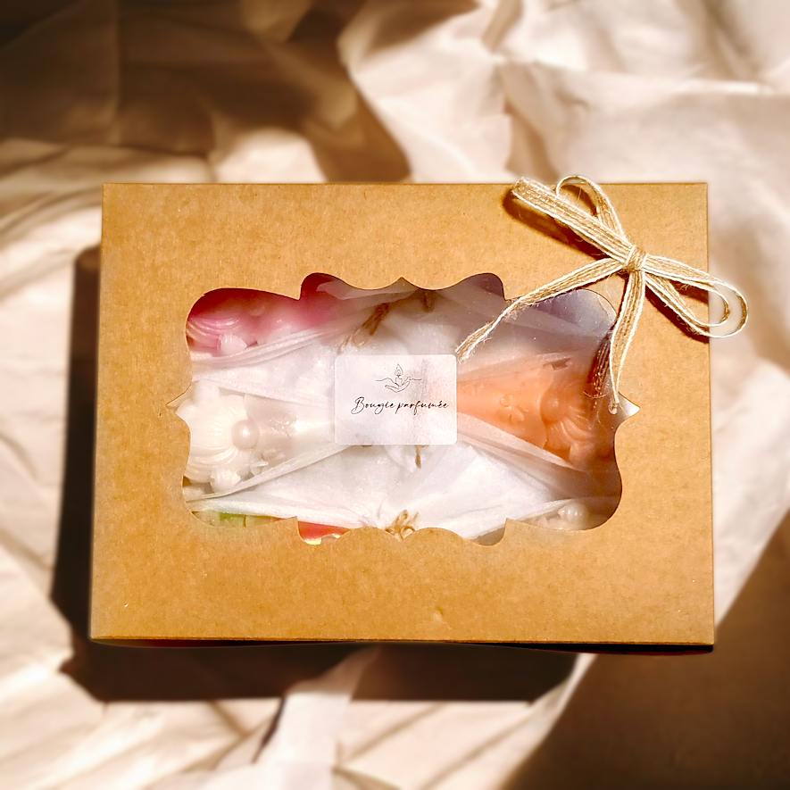 Santa Candle Gift Set – 6 Pieces of Christmas Joy