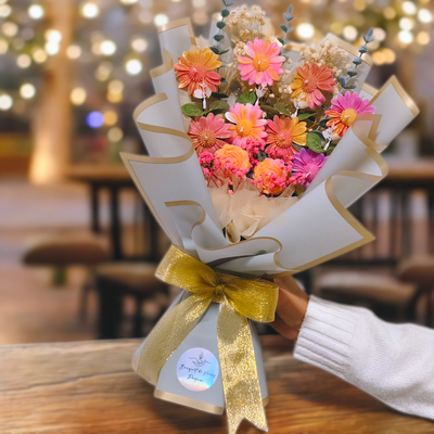 Luxury Scented Candle Flower Bouquet