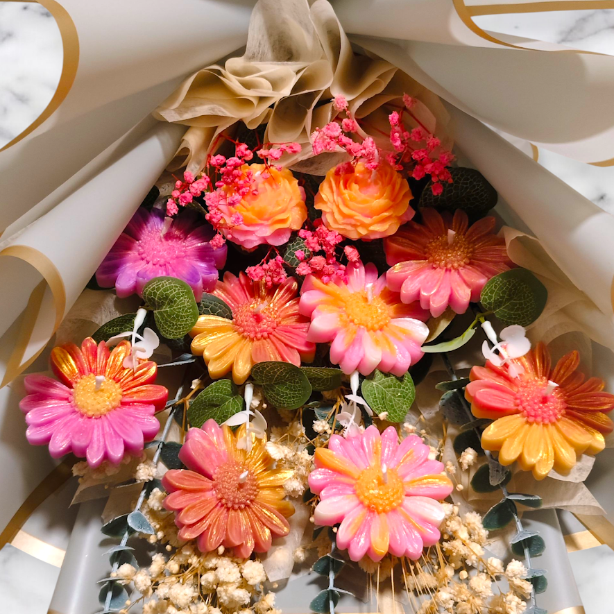 Bouquet de Bougies Parfumées de Luxe