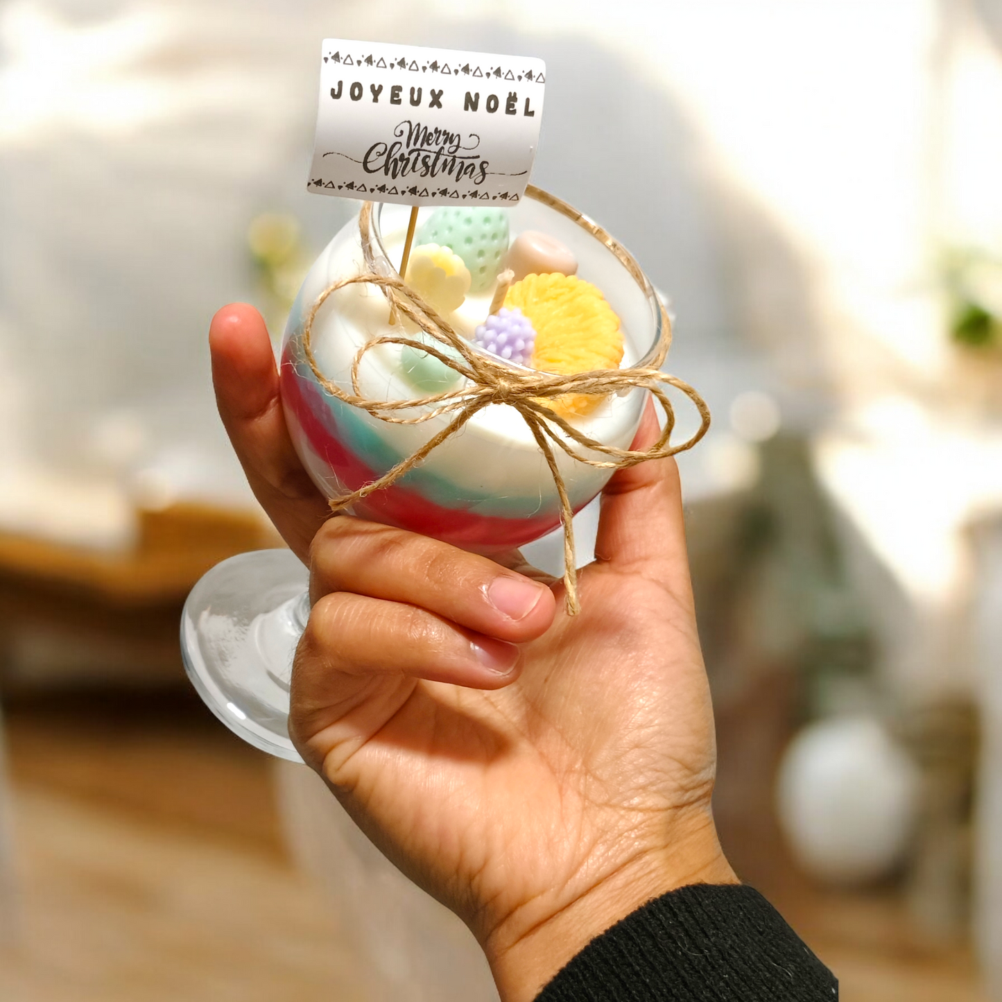 Dessert Inspired Scented Candle – Natural Soy Wax Jar