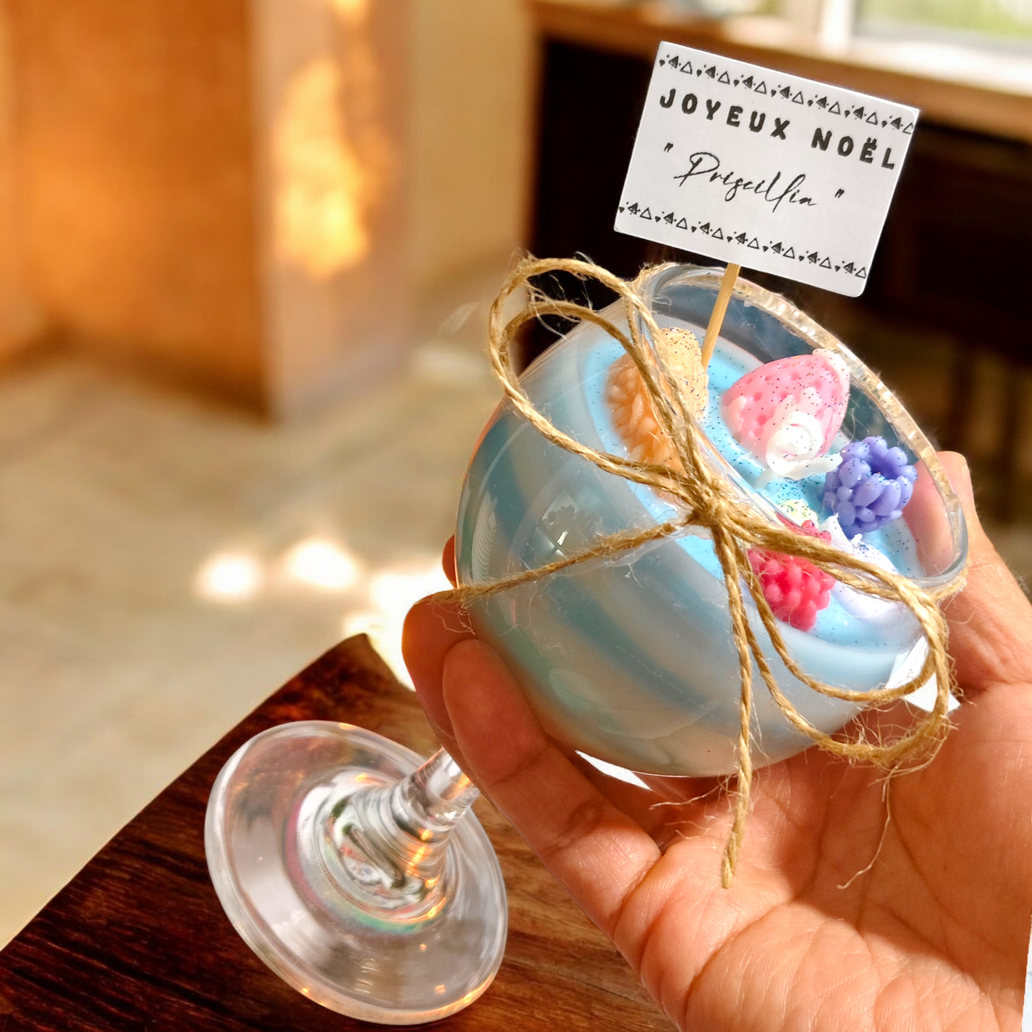 Dessert Inspired Scented Candle – Natural Soy Wax Jar