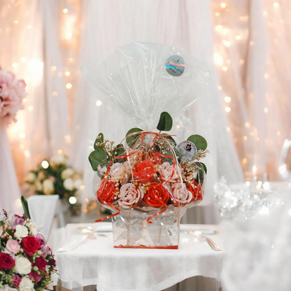 Candle Bouquet Flowers, Christmas Gift Candles, Decorative, cadeau surprise familly
