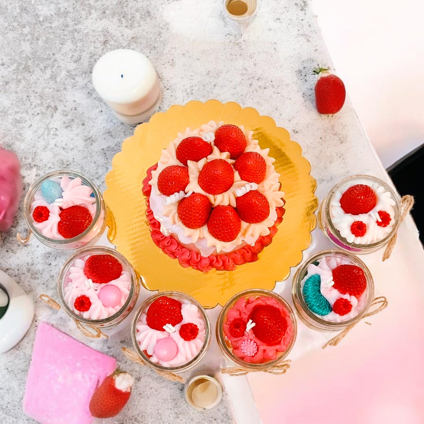 Decorative Dessert Candle – Birthday Cake Collection
