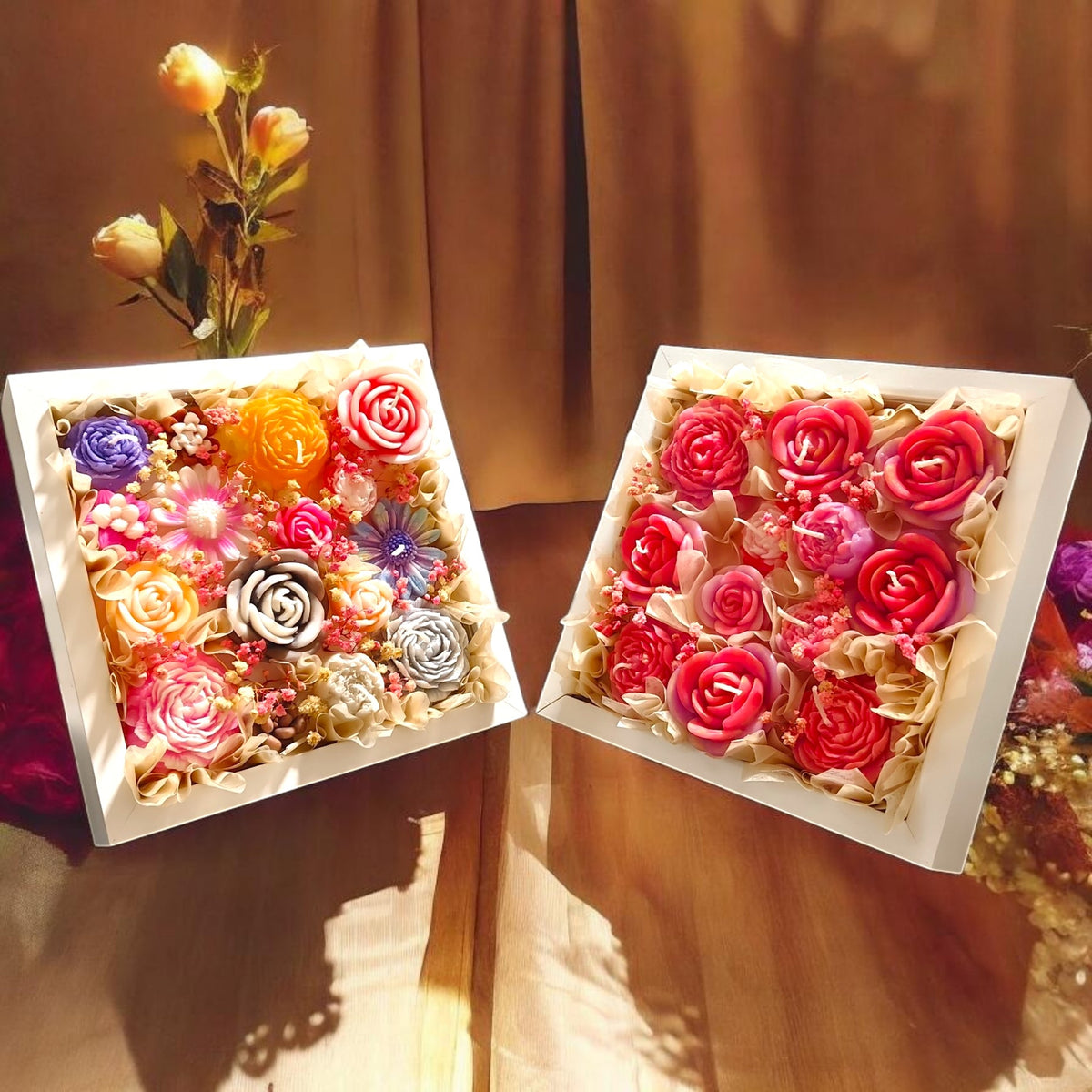 Floral Figure Candle Collection – Decorative Scented Déco