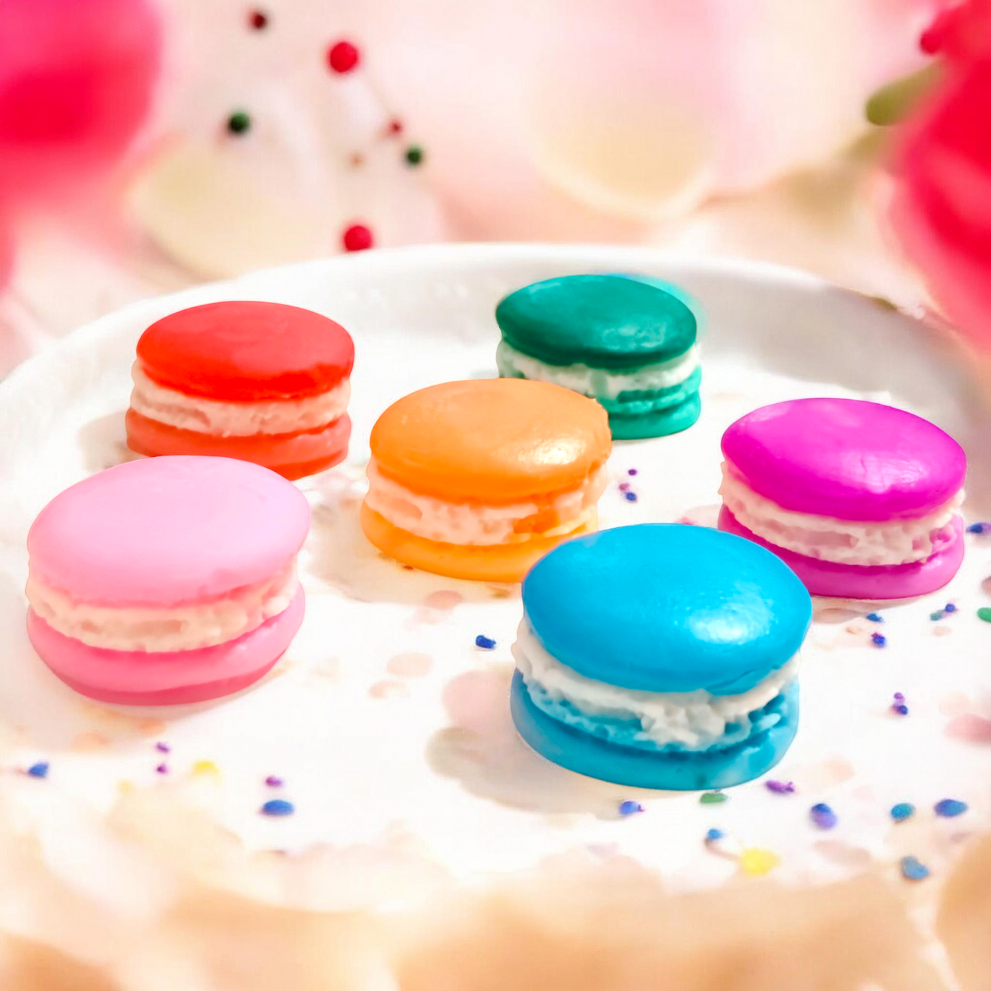 Macaron Melt Wax Candle 6 pieces – Scented Spa Atmosphere Wax Melt