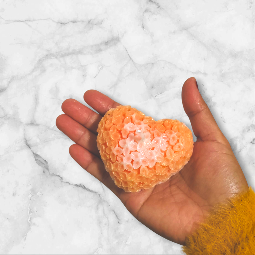 Heart Scented Candle – Romantic Gift & Elegant Home Décor