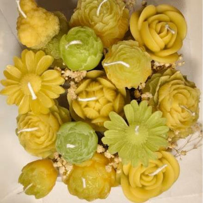 Candle Bouquet Flowers, Christmas Gift Candles, Decorative, cadeau surprise familly