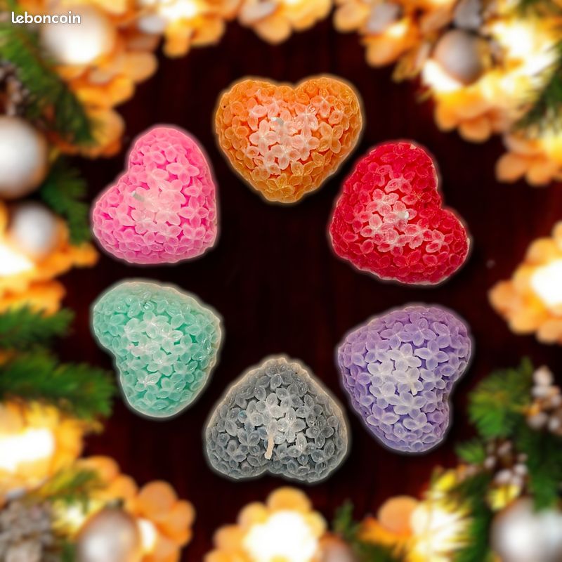 Heart Scented Candle – Romantic Gift & Elegant Home Décor