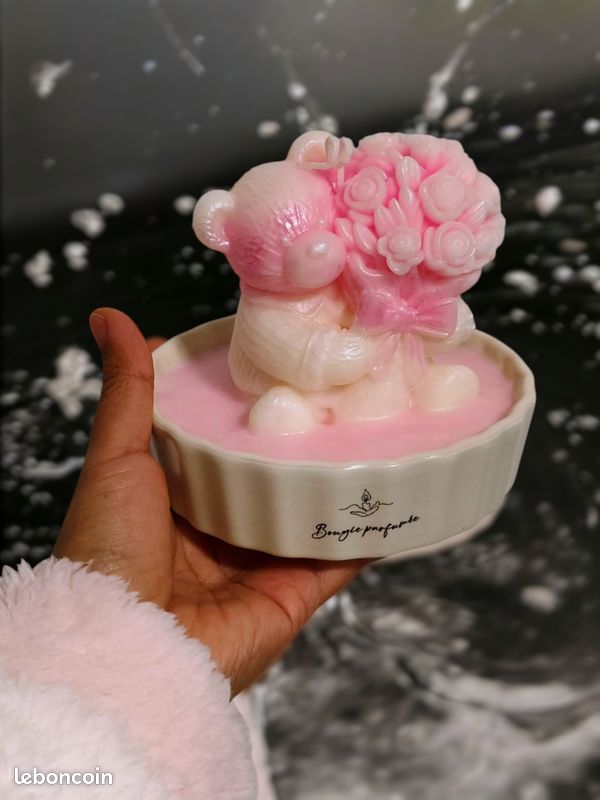 Decorative Scented Candle Collection – Bear, House & Flower